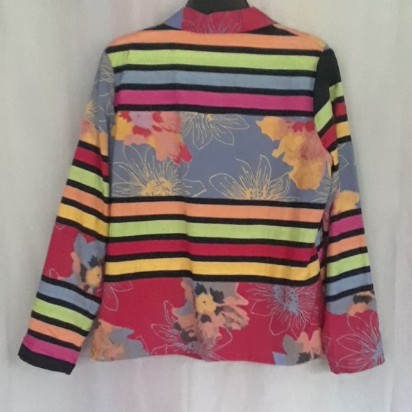 Multiples Multi-Colored/Multi-Patterned Blazer - Picture 5 of 5